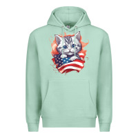 Seafoam cat6 Premium Hoodie - Unal Design