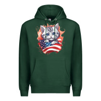 Sports Green cat6 Premium Hoodie - Unal Design
