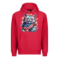 Cardinal cat7 Premium Hoodie - Unal Design