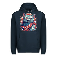 Navy cat7 Premium Hoodie - Unal Design