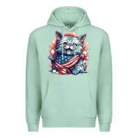 Seafoam cat7 Premium Hoodie - Unal Design