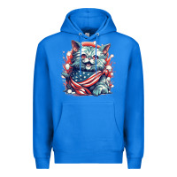 True Royal cat7 Premium Hoodie - Unal Design