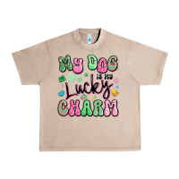 French Oak my dog is my lucky charm Urban Heavy Tee - Artiststas