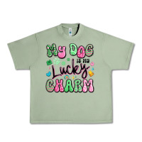 Oil Green my dog is my lucky charm Urban Heavy Tee - Artiststas