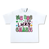 White my dog is my lucky charm Urban Heavy Tee - Artiststas