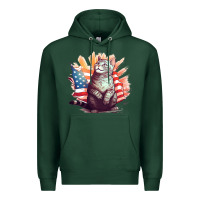 Sports Green cat8 Premium Hoodie - Unal Design