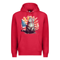 Cardinal cat8 Premium Hoodie - Unal Design