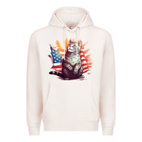 Pale Pink cat8 Premium Hoodie - Unal Design