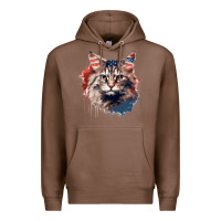 Chestnut cat9 Premium Hoodie - Unal Design