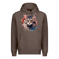 Coffee cat9 Premium Hoodie - Unal Design