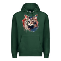 Sports Green cat9 Premium Hoodie - Unal Design