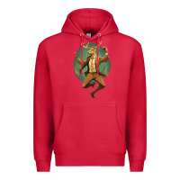 Cardinal happy deer Premium Hoodie - Unal Design