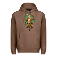Chestnut happy deer Premium Hoodie - Unal Design