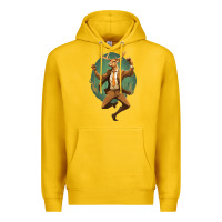 Lemon happy deer Premium Hoodie - Unal Design