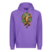 Purple happy deer Premium Hoodie - Unal Design