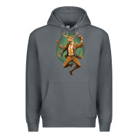 Rock happy deer Premium Hoodie - Unal Design