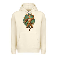 Sandshell happy deer Premium Hoodie - Unal Design