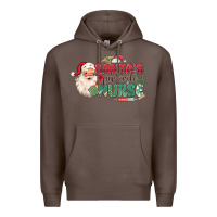 Coffee Santa's Favorite Nurse Premium Hoodie - MaliasSmallBusiness
