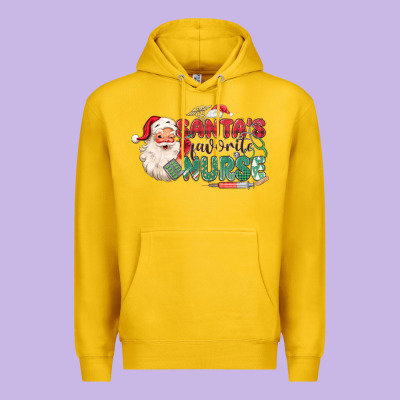 Premium Hoodie Santa's Favorite Nurse