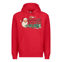 Red Santa's Favorite Nurse Premium Hoodie - MaliasSmallBusiness