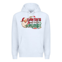 White Santa's Favorite Nurse Premium Hoodie - MaliasSmallBusiness