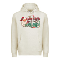Oatmeal Heather Santa's Favorite Nurse Premium Hoodie - MaliasSmallBusiness