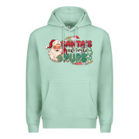 Seafoam Santa's Favorite Nurse Premium Hoodie - MaliasSmallBusiness