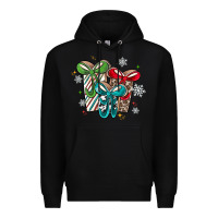 Black christmas gifts Premium Hoodie - MaliasSmallBusiness