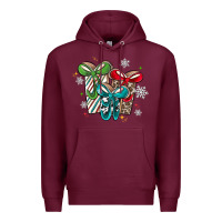 Burgundy christmas gifts Premium Hoodie - MaliasSmallBusiness