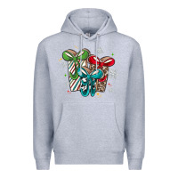 Heather Grey christmas gifts Premium Hoodie - MaliasSmallBusiness