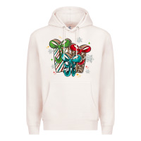 Pale Pink christmas gifts Premium Hoodie - MaliasSmallBusiness