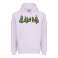 Lilac christmas trees Premium Hoodie - MaliasSmallBusiness