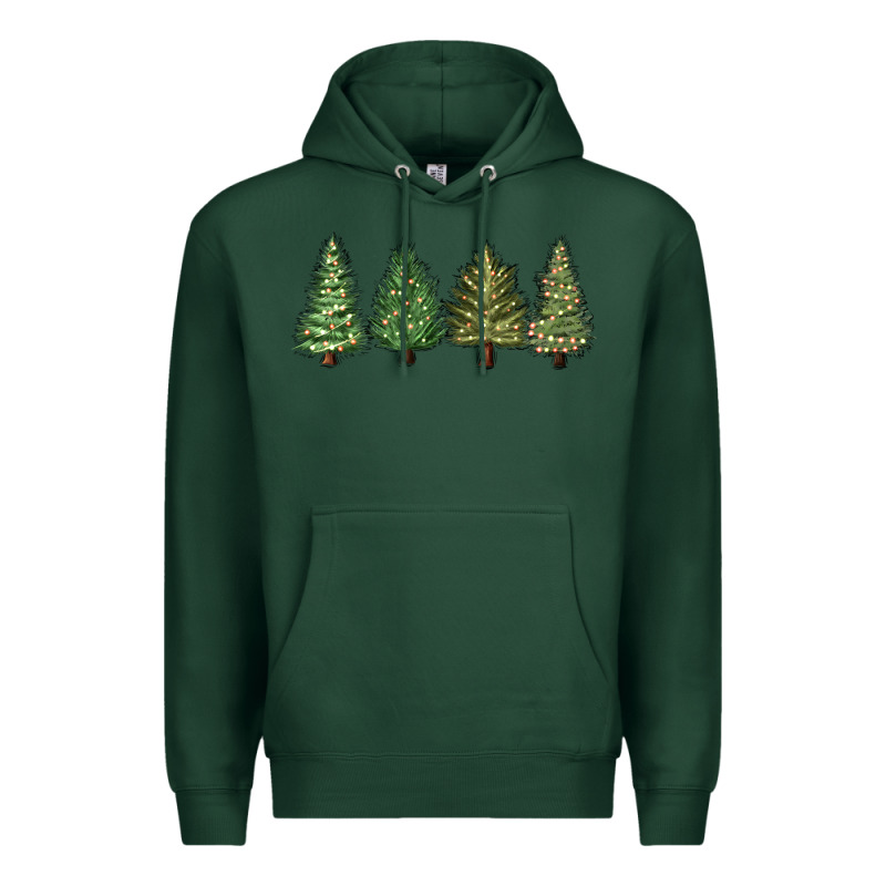 Christmas Trees Premium Hoodie by MaliasSmallBusiness | Teevron