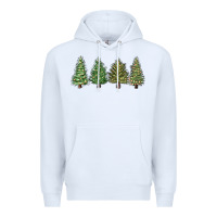 White christmas trees Premium Hoodie - MaliasSmallBusiness