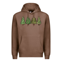Chestnut christmas trees Premium Hoodie - MaliasSmallBusiness