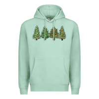 Seafoam christmas trees Premium Hoodie - MaliasSmallBusiness