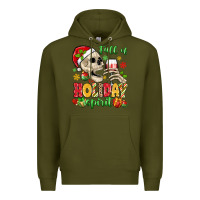 Army Green full of holiday spirit Premium Hoodie - MaliasSmallBusiness