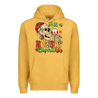 Mustard full of holiday spirit Premium Hoodie - MaliasSmallBusiness