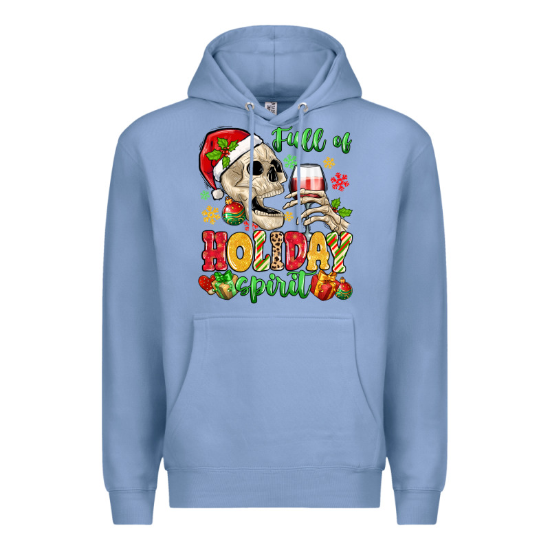 Full Of Holiday Spirit Premium Hoodie by MaliasSmallBusiness | Teevron