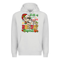 Dove Grey full of holiday spirit Premium Hoodie - MaliasSmallBusiness