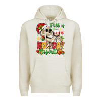 Oatmeal Heather full of holiday spirit Premium Hoodie - MaliasSmallBusiness