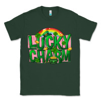 Sports Green St Patricks Lucky Charm Classic Tee - FaDigitalArtStudio