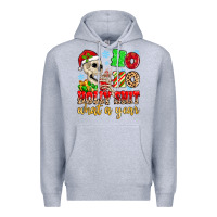 Heather Grey ho ho holy shit what a year Premium Hoodie - MaliasSmallBusiness