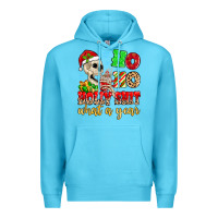 Ocean Blue ho ho holy shit what a year Premium Hoodie - MaliasSmallBusiness