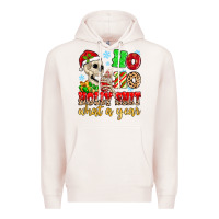 Pale Pink ho ho holy shit what a year Premium Hoodie - MaliasSmallBusiness
