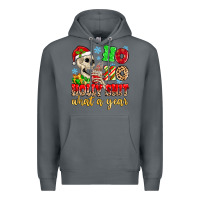 Rock ho ho holy shit what a year Premium Hoodie - MaliasSmallBusiness