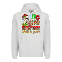 Dove Grey ho ho holy shit what a year Premium Hoodie - MaliasSmallBusiness