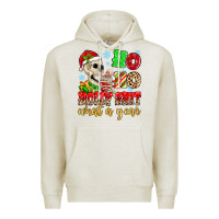 Oatmeal Heather ho ho holy shit what a year Premium Hoodie - MaliasSmallBusiness