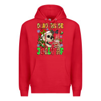 Red dead inside but jolly af Premium Hoodie - MaliasSmallBusiness