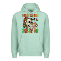 Seafoam dead inside but jolly af Premium Hoodie - MaliasSmallBusiness